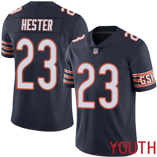 Chicago Bears Limited Navy Blue Youth Devin Hester Home Jersey NFL Football #23 Vapor Untouchable